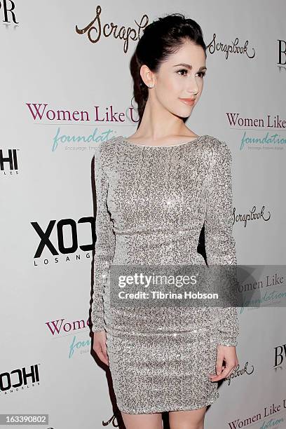 Sarah Hackett attends the pre-LAFW launch party in support of the Women Like Us Foundation at Lexington Social House on March 8, 2013 in Hollywood,...