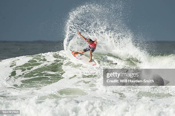 Josh Kerr of Australia competes in the Quiksilver Pro on March 9, 2013 in Gold Coast, Australia.