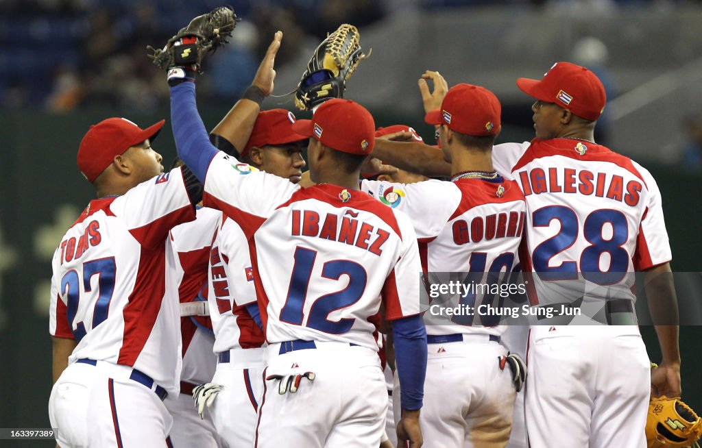 Chinese Taipei v Cuba - World Baseball Classic Second Round Pool 1