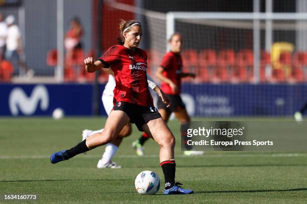 Valery Vigilucci of AC Milan in action during the Women’s Cup 2023 football match played between AC Milan Femminile and America de Cali Femenino at...