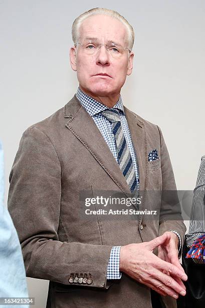 Tim Gunn visits the Parsons Scholar Program at Parsons The New School for Design on March 9, 2013 in New York City.