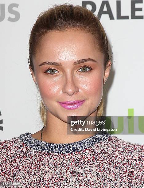 Actress Hayden Panettiere attends The Paley Center For Media's PaleyFest 2013 honoring "Nashville" at the Saban Theatre on March 9, 2013 in Beverly...