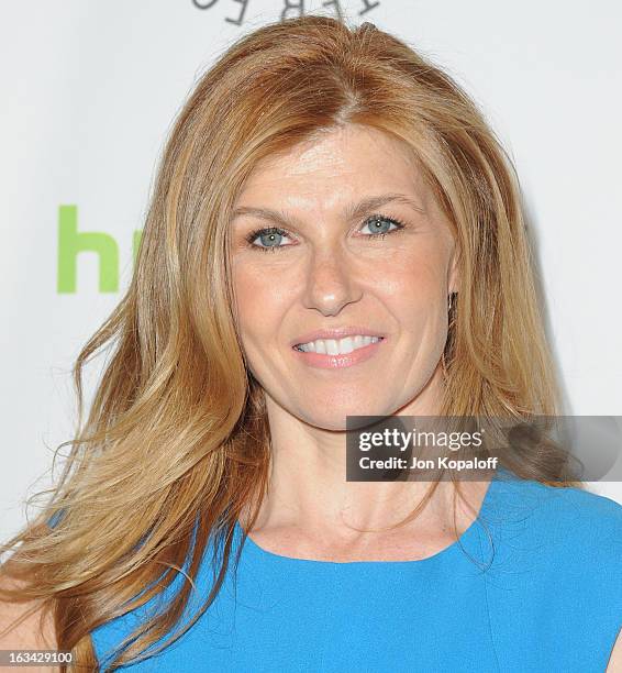 Actress Connie Britton arrives at "Nashville" part of the 30th Annal William S. Paley Television Festival at Saban Theatre on March 9, 2013 in...