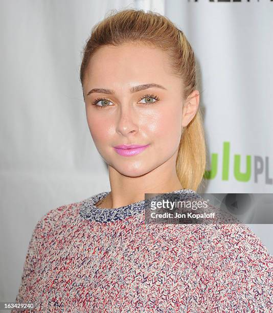 Actress Hayden Panettiere arrives at "Nashville" part of the 30th Annal William S. Paley Television Festival at Saban Theatre on March 9, 2013 in...