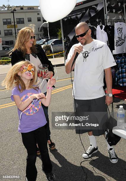 Personalities Brandi Passante and Jarrod Schulz attend the "Storage Wars" Cast Store Opening held at Now & Then Second Hand Store on March 9, 2013 in...