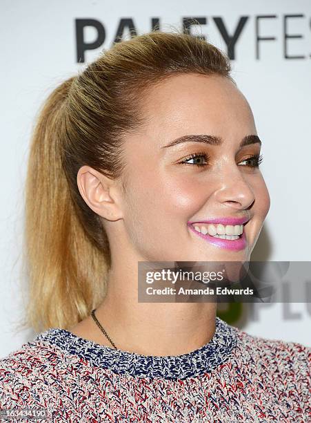 Actress Hayden Panettiere arrives at the 30th Annual PaleyFest: The William S. Paley Television Festival featuring "Nashville" at the Saban Theatre...