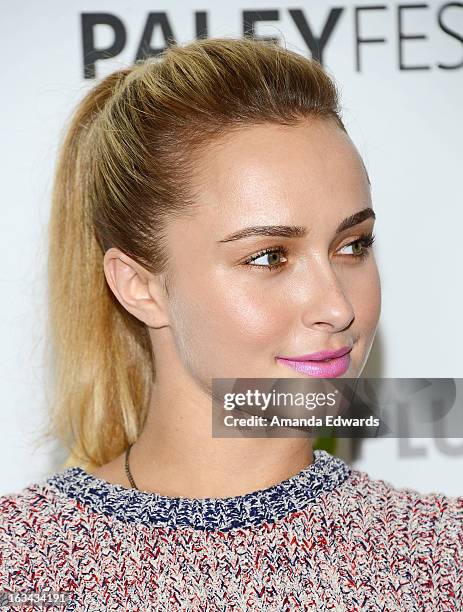 Actress Hayden Panettiere arrives at the 30th Annual PaleyFest: The William S. Paley Television Festival featuring "Nashville" at the Saban Theatre...