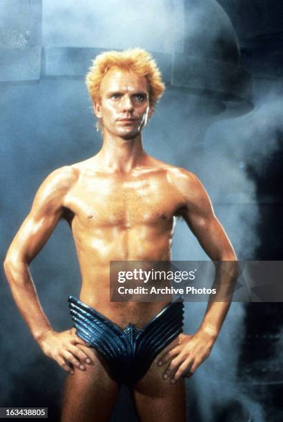 Sting in publicity portrait for the film 'Dune', 1984.