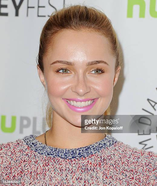 Actress Hayden Panettiere arrives at "Nashville" part of the 30th Annal William S. Paley Television Festival at Saban Theatre on March 9, 2013 in...