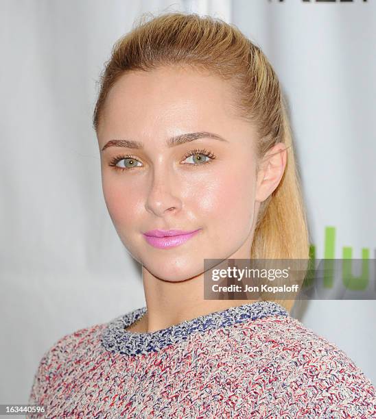 Actress Hayden Panettiere arrives at "Nashville" part of the 30th Annal William S. Paley Television Festival at Saban Theatre on March 9, 2013 in...