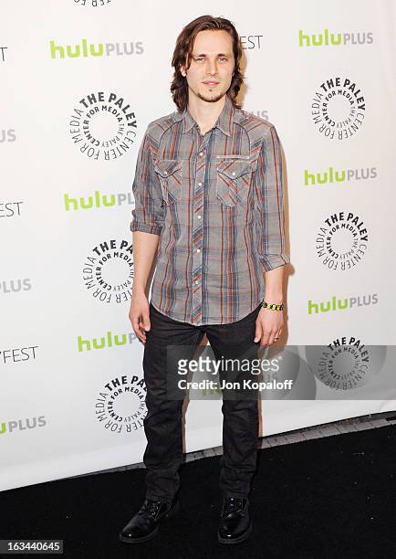 Actor Jonathan Jackson arrives at "Nashville" part of the 30th Annal William S. Paley Television Festival at Saban Theatre on March 9, 2013 in...