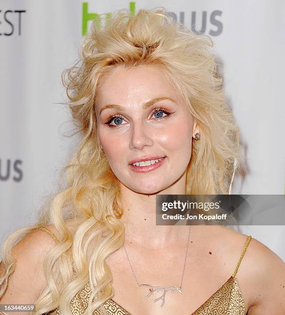 Actress Clare Bowen arrives at "Nashville" part of the 30th Annal William S. Paley Television Festival at Saban Theatre on March 9, 2013 in Beverly...