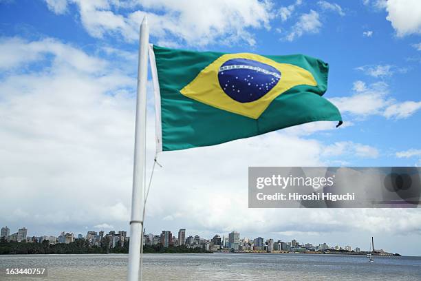 brazil, porto alegre - brazil flag stock pictures, royalty-free photos & images