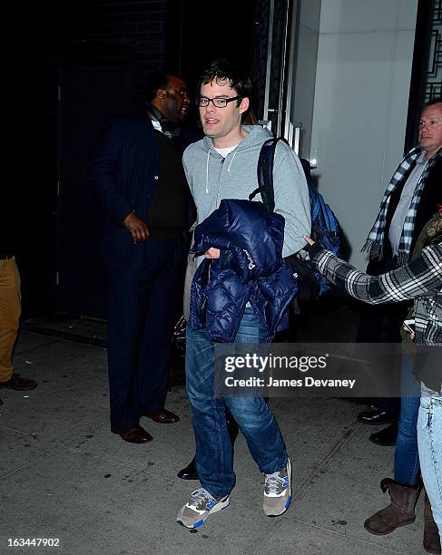 Bill Hader attends SNL after party at Buddakan on March 10, 2013 in New York City.