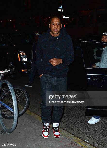 Jay-Z attends SNL after party at Buddakan on March 10, 2013 in New York City.
