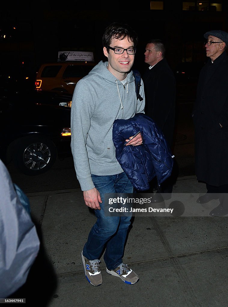 Celebrity Sightings In New York City - March 10, 2013