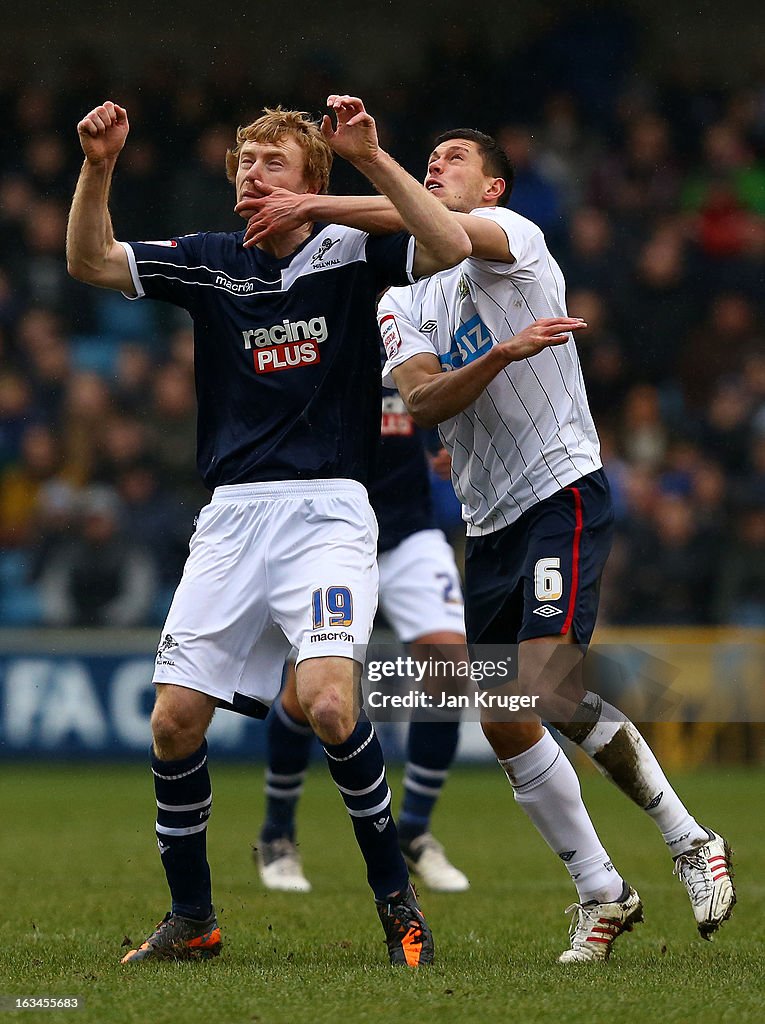 Millwall v Blackburn Rovers - FA Cup Sixth Round