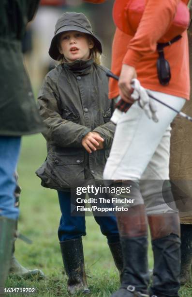 Zara Phillips, the daughter of HRH Princess Anne and her first husband Captain Mark Phillips , attending the Royal Windsor Horse Trials on 23rd May...