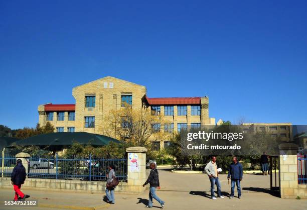 ministry of development planning of lesotho - government office complex, kingsway, maseru, lesotho - lesotho stock pictures, royalty-free photos & images