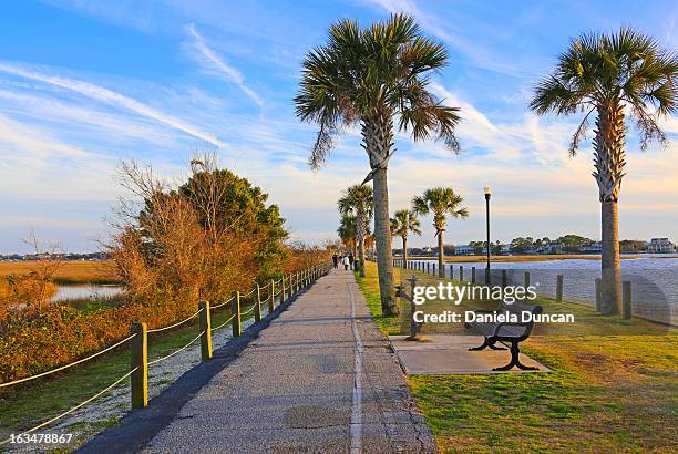 beautiful day for a walk - mount pleasant south carolina stock pictures, royalty-free photos & images