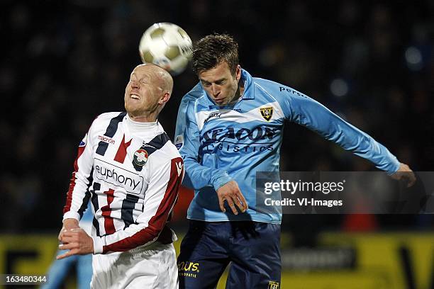 Danny Guijt of Willem II , Kaj Ramsteijn of VVV-Venlo during the Dutch Eredivisie match between Willem II and VVV-Venlo at the Koning Willem II...