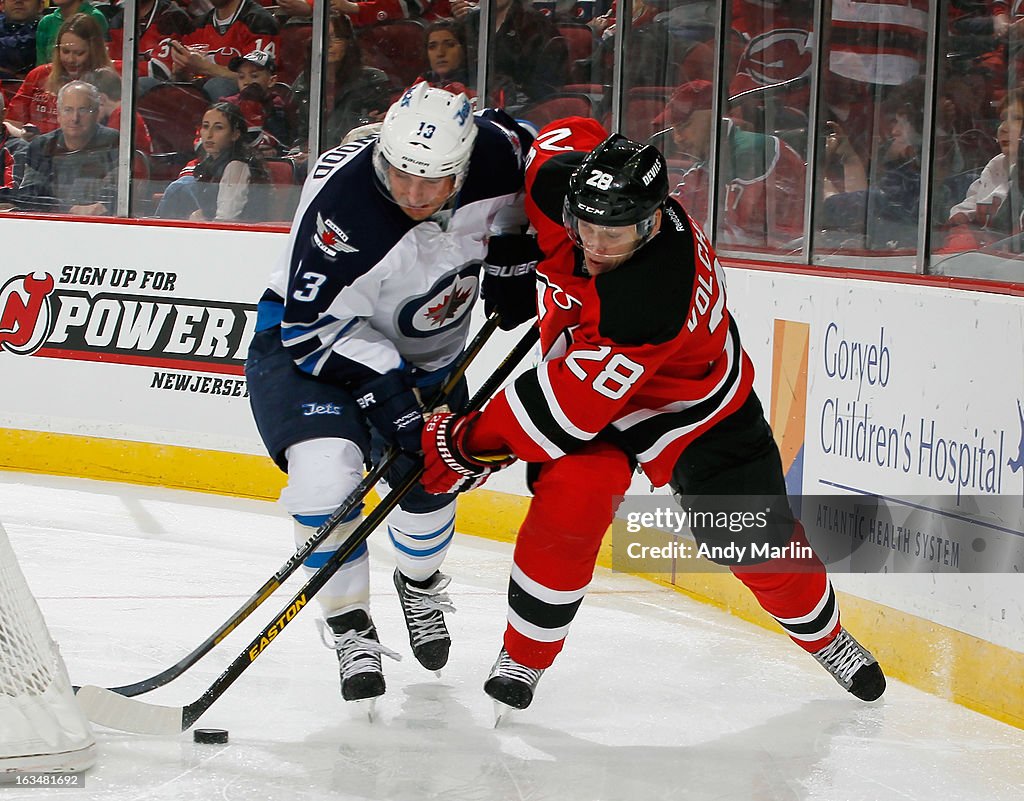 Winnipeg Jets v New Jersey Devils