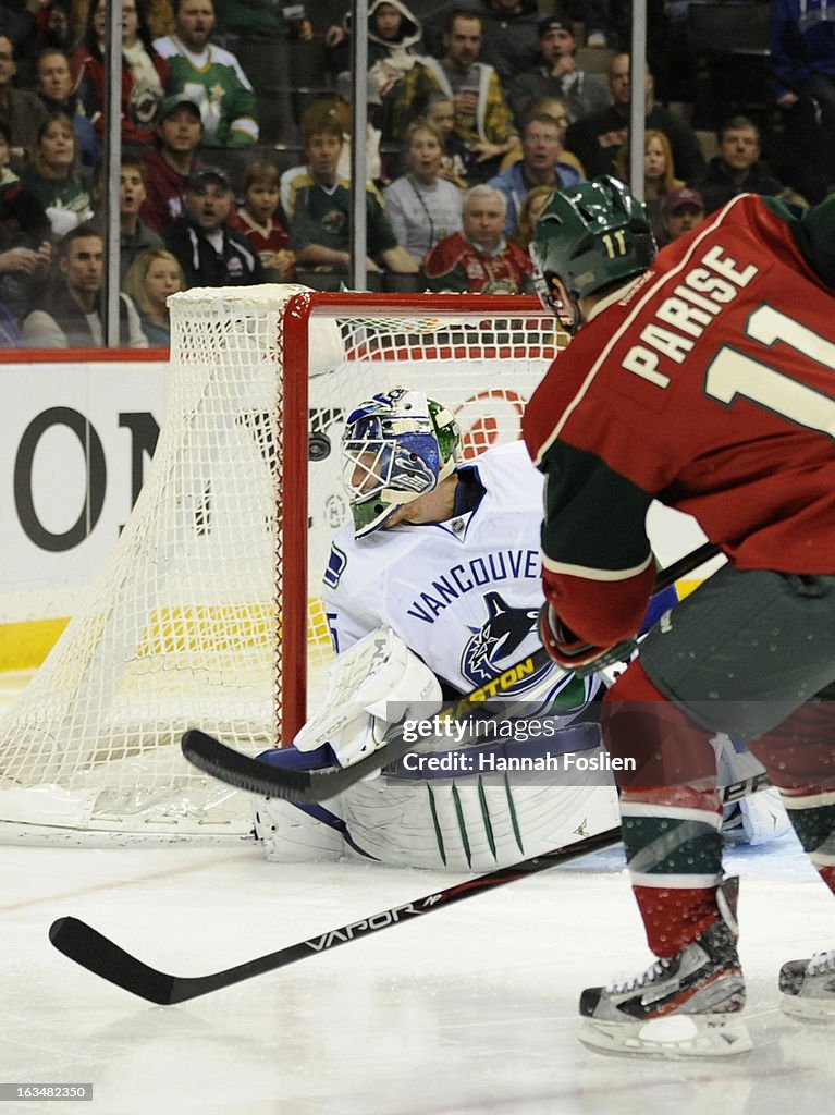 Vancouver Canucks v Minnesota Wild