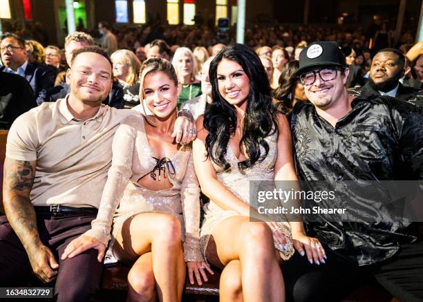 Kane Brown, Katelyn Brown, Caleigh Ryan and HARDY attend the 16th Annual Academy of Country Music Honors at Ryman Auditorium on August 23, 2023 in...