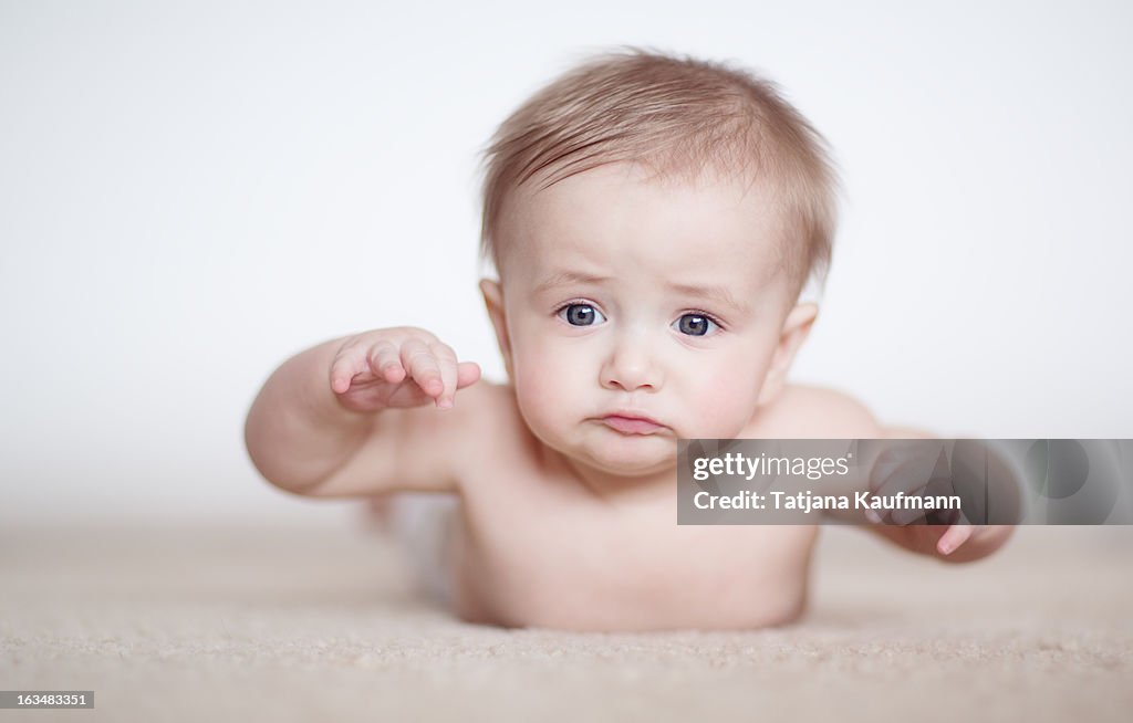 Cute Baby with funny expression