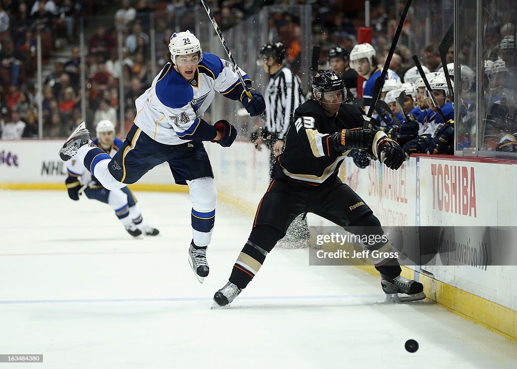 St Louis Blues v Anaheim Ducks