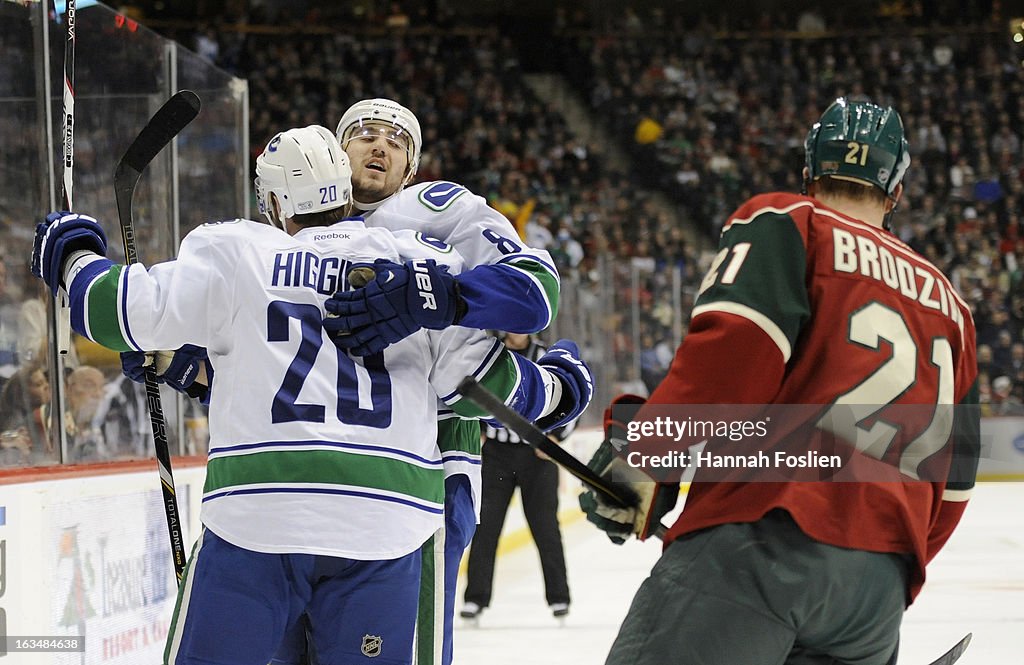 Vancouver Canucks v Minnesota Wild