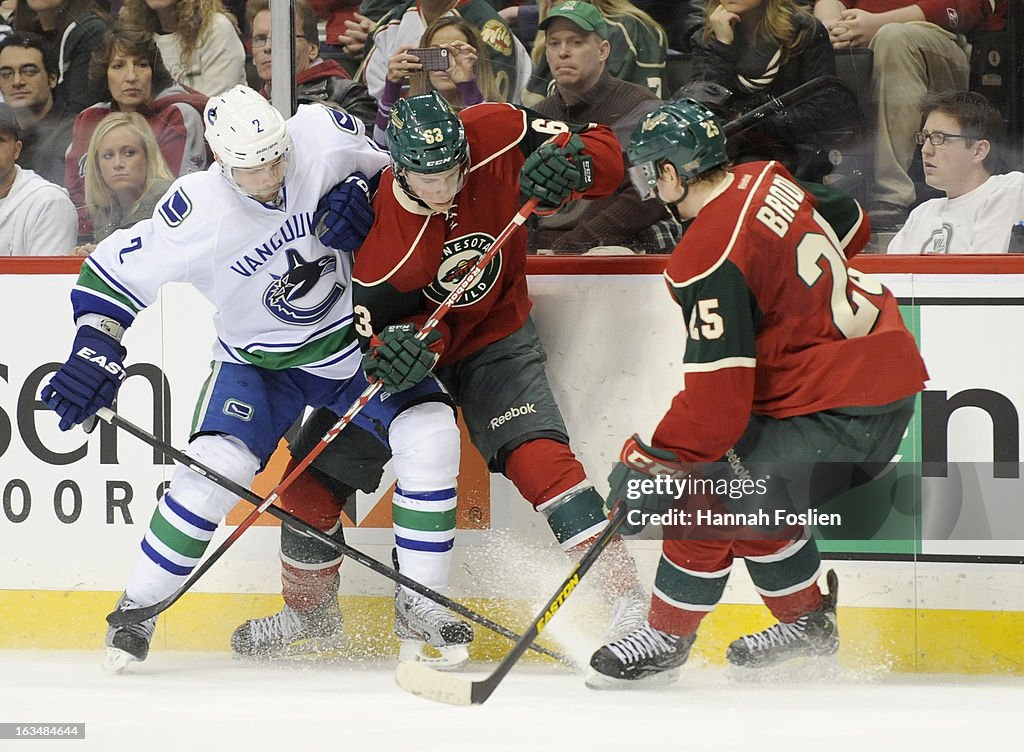 Vancouver Canucks v Minnesota Wild