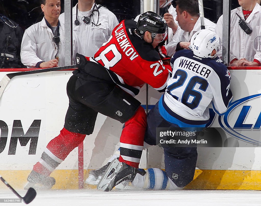 Winnipeg Jets v New Jersey Devils