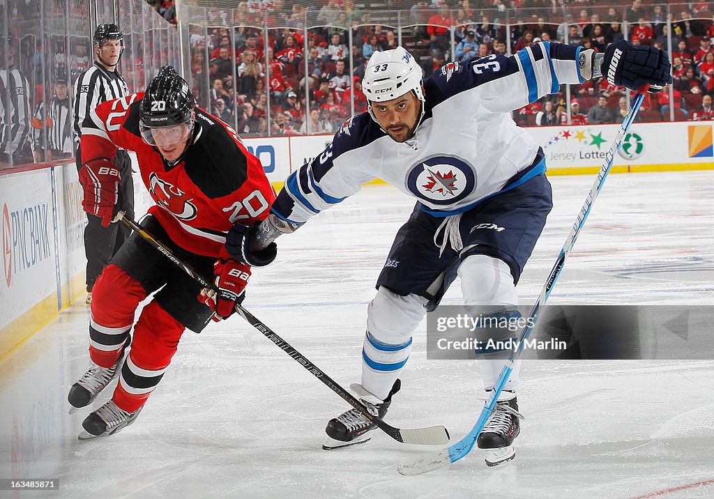 Winnipeg Jets v New Jersey Devils