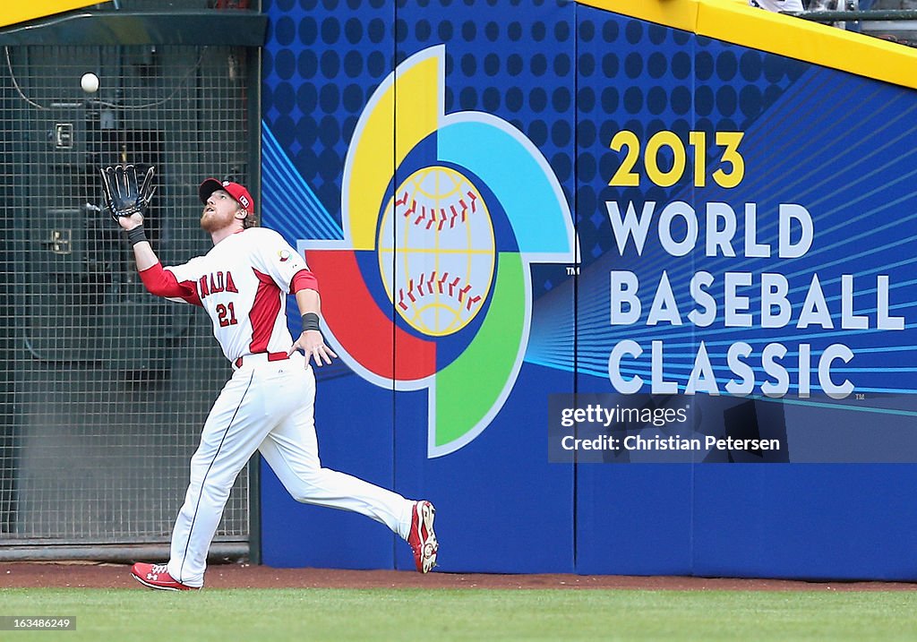 USA v Canada - World Baseball Classic - First Round Group D