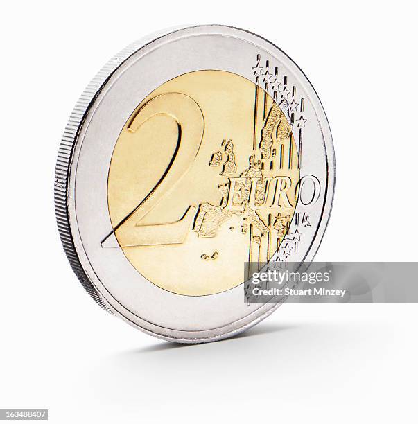 Two Euro Coin High-Res Stock Photo