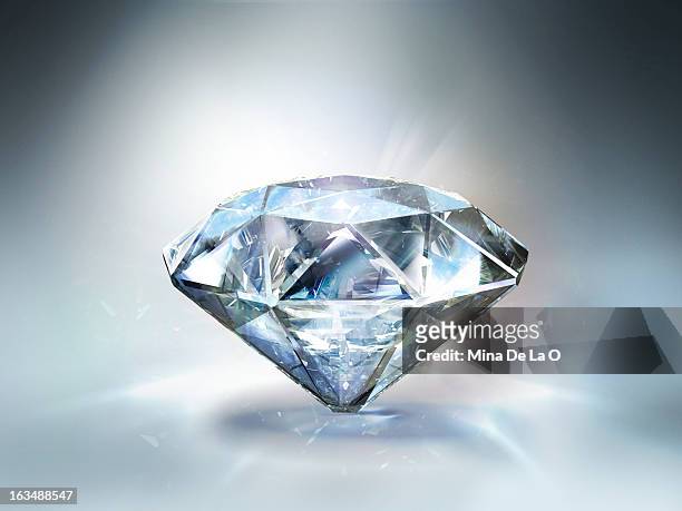 diamond white 01 - diamond gemstone stock pictures, royalty-free photos & images