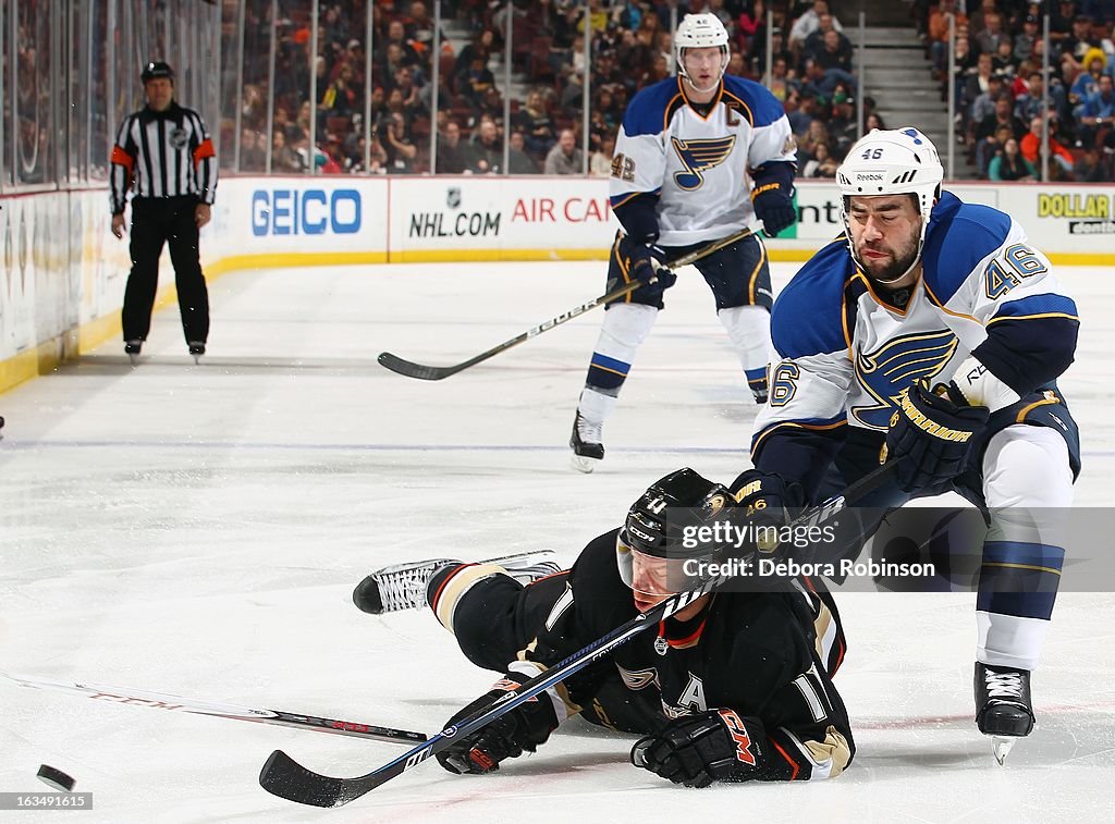 St. Louis Blues v Anaheim Ducks