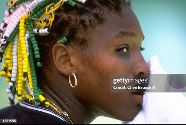 Portrait of Serena Williams of the USA during the Adidas International at White City in Sydney, Australia. \ Mandatory Credit: Clive...