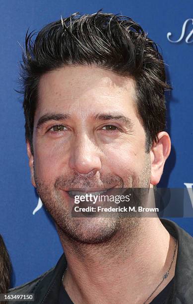 Actor David Schwimmer attends John Varvatos 10th Annual Stuart House Benefit Presented by Chrysler, at John Varvatos Los Angeles on March 10, 2013 in...