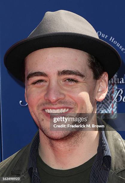 Actor Vincent Piazza attends John Varvatos 10th Annual Stuart House Benefit Presented by Chrysler, at John Varvatos Los Angeles on March 10, 2013 in...