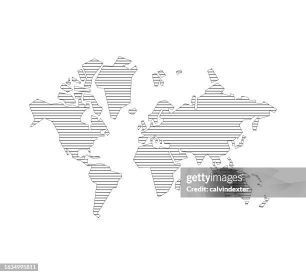 world map fun design - world map transparent background stock illustrations