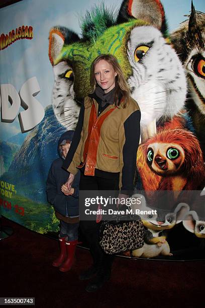 Jade Parfitt attends "The Croods" Premiere at Empire Leicester Square on March 10, 2013 in London, England.