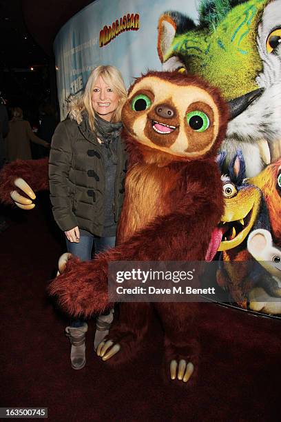 Gaby Roslin attends "The Croods" premiere at Empire Leicester Square on March 10, 2013 in London, England.