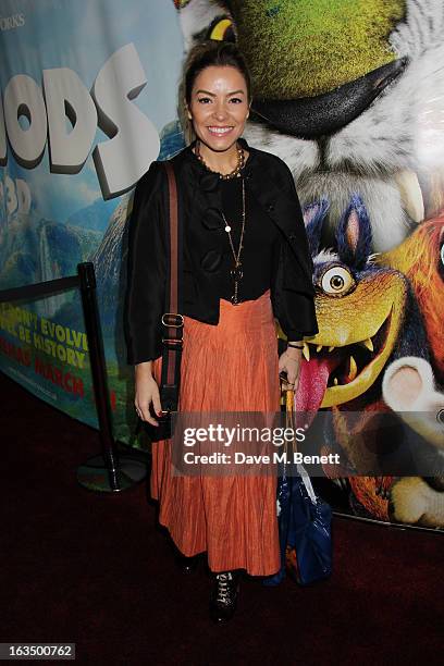 Elen Rivas attends "The Croods" premiere at Empire Leicester Square on March 10, 2013 in London, England.