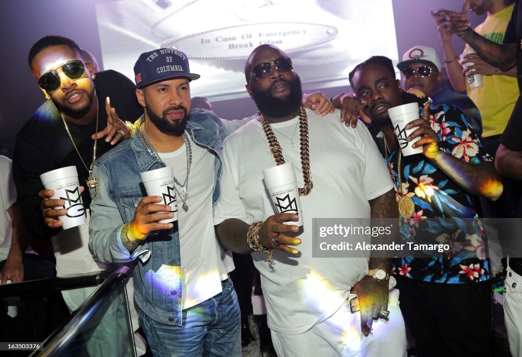 Reebok Classic at Rick Ross' Miami White Party