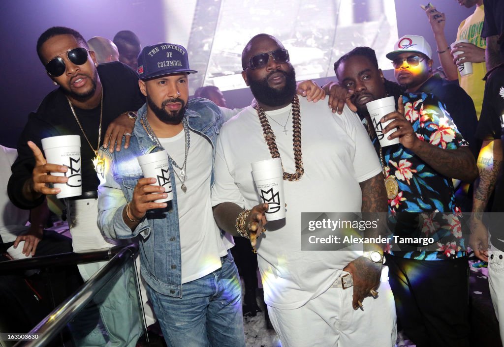 Reebok Classic at Rick Ross' Miami White Party