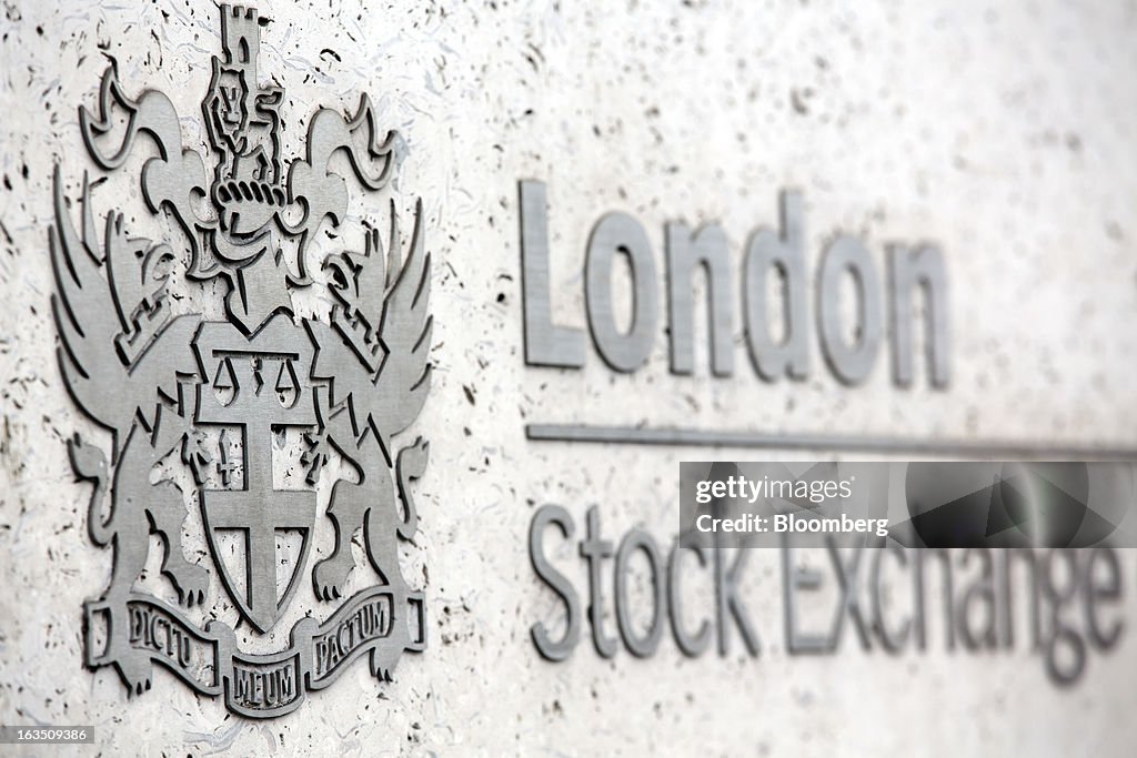 London Stock Exchange As Stocks Fall On Italian Downgrade