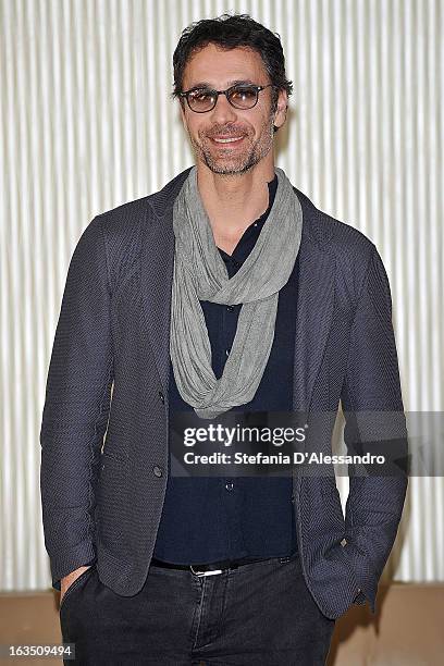 Raoul Bova attends 'Buongiorno Papa' Milan Photocall on March 11, 2013 in Milan, Italy.