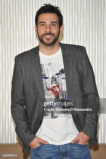 Edoardo Leo attends 'Buongiorno Papa' Milan Photocall on March 11, 2013 in Milan, Italy.